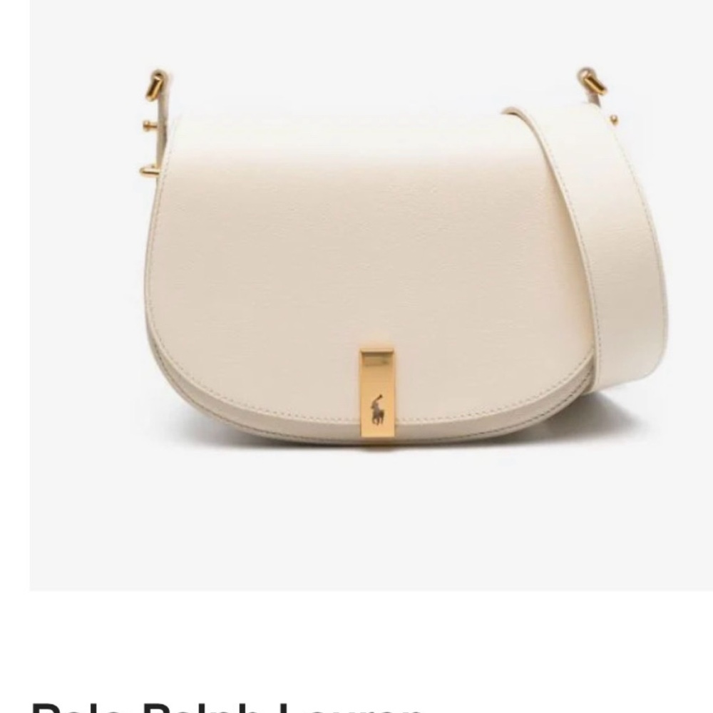 Polo by Ralph Lauren Cream Shoulder Bag